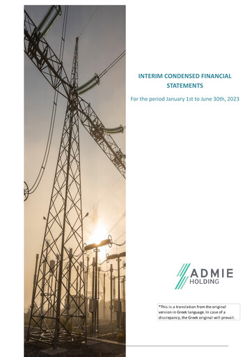 Thumbnail Admie Holding Financial Report 2023-h1