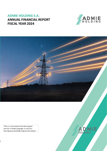 Thumbnail Admie Holding Financial Report 2024