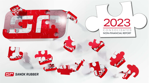 Miniature Sanok Rubber Company Rapport de durabilité 2023