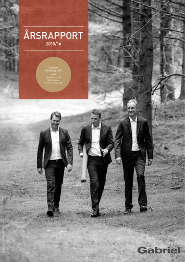 Thumbnail Gabriel Holding A/S Annual Report 2015-2016