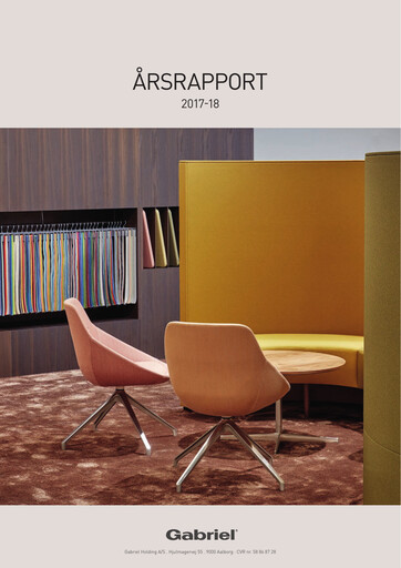 Thumbnail Gabriel Holding A/S Annual Report 2017-2018