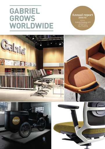 Thumbnail Gabriel Holding A/S Annual Report 2014-2015