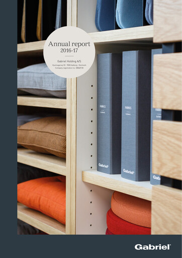 Thumbnail Gabriel Holding A/S Annual Report 2016-2017