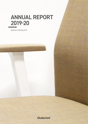 Thumbnail Gabriel Holding A/S Annual Report 2019-2020