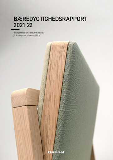 Thumbnail Gabriel Holding A/S Sustainability Report 2021-2022