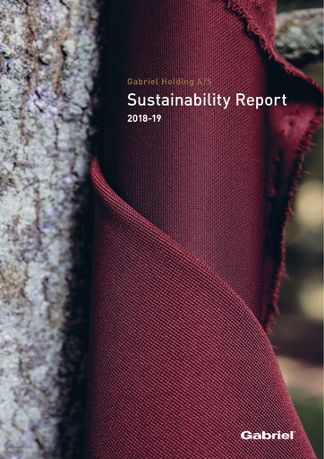 Thumbnail Gabriel Holding A/S Sustainability Report 2018-2019