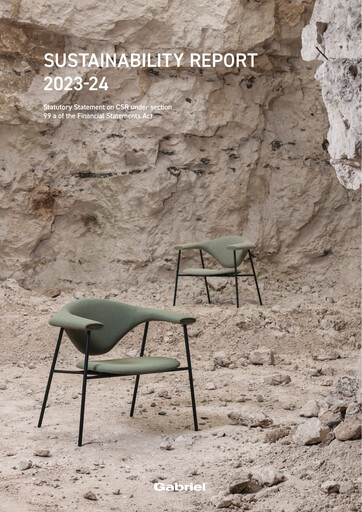 Thumbnail Gabriel Holding A/S Sustainability Report 2023-2024