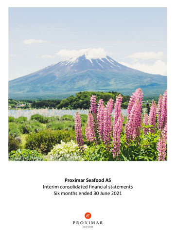 Thumbnail Proximar Seafood Half-year Report 2021-h1