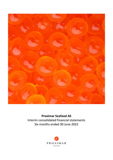 Thumbnail Proximar Seafood Half-year Report 2022-h1