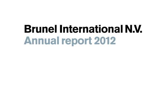 Thumbnail Brunel International Annual Report 2012