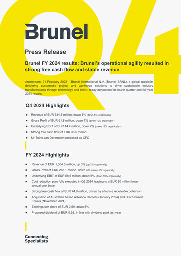 Thumbnail Brunel International Quarterly Report 2024-q4