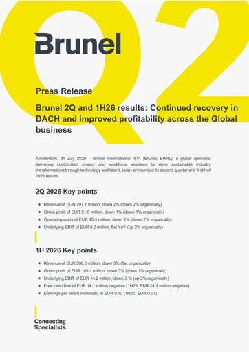 Thumbnail Brunel International Quarterly Report 2026-q2