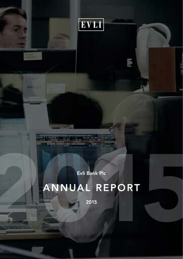 Thumbnail Evli Annual Report 2015
