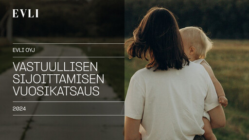 Thumbnail Evli Sustainability Report 2024