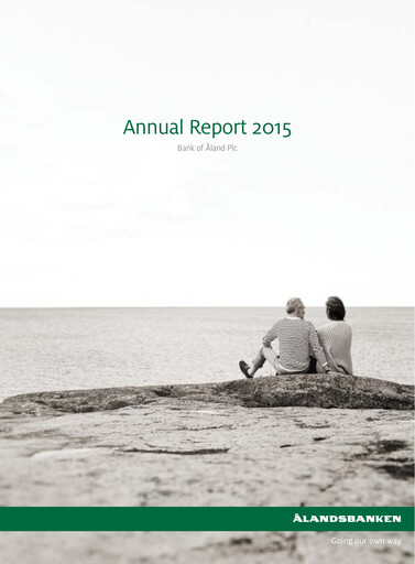 Thumbnail Ålandsbanken Annual Report 2015