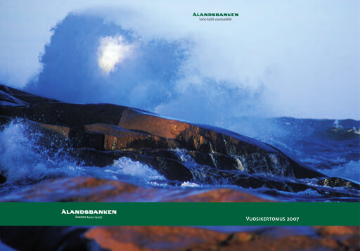 Thumbnail Ålandsbanken Annual Report 2007