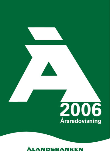 Miniature Ålandsbanken Rapport annuel 2006