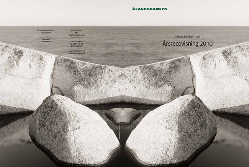 Miniature Ålandsbanken Rapport annuel 2010