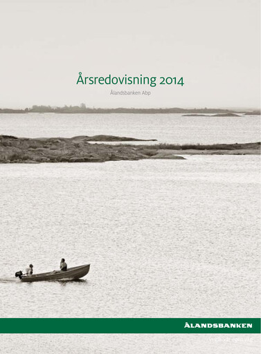 Miniature Ålandsbanken Rapport annuel 2014