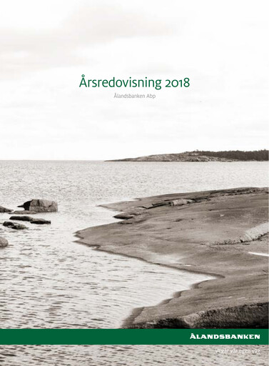 Miniature Ålandsbanken Rapport annuel 2018