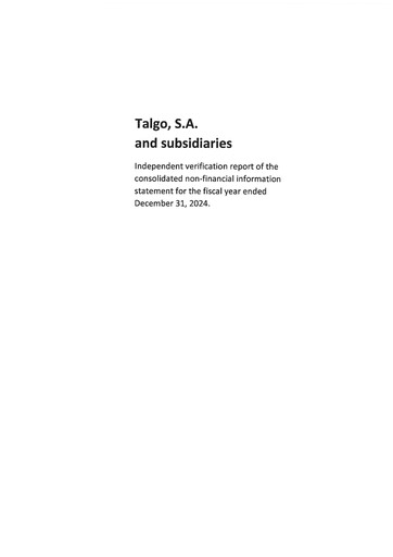 Thumbnail Talgo S.A. ESG Report 2024
