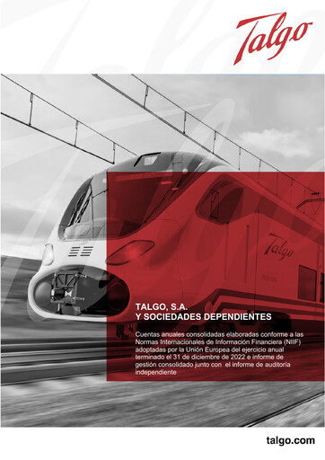 Thumbnail Talgo S.A. Financial Statement 2022