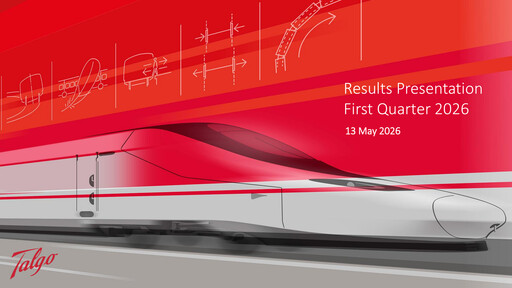 Thumbnail Talgo S.A. Quarterly Report 2026-q1