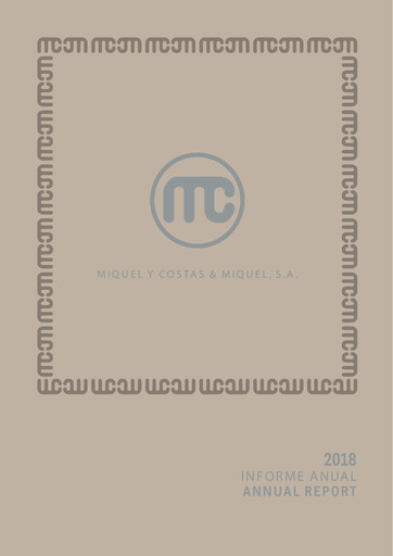Thumbnail Miquel y Costas & Miquel Annual Report 2018