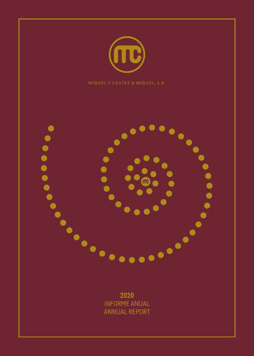 Thumbnail Miquel y Costas & Miquel Annual Report 2020