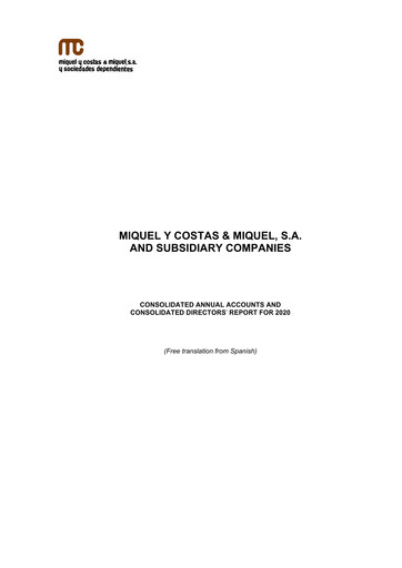 Thumbnail Miquel y Costas & Miquel Financial Statement 2020