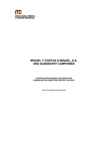 Thumbnail Miquel y Costas & Miquel Financial Statement 2021