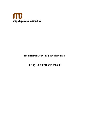 Thumbnail Miquel y Costas & Miquel Quarterly Report 2021-q1
