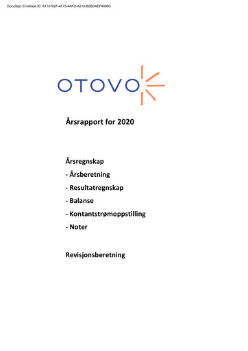 Thumbnail Otovo ASA Annual Report 2020