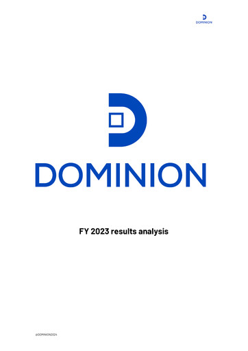 Thumbnail Global Dominion Access Financial Report 2023