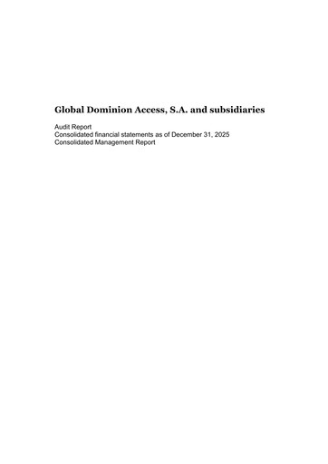Thumbnail Global Dominion Access Financial Statement 2025