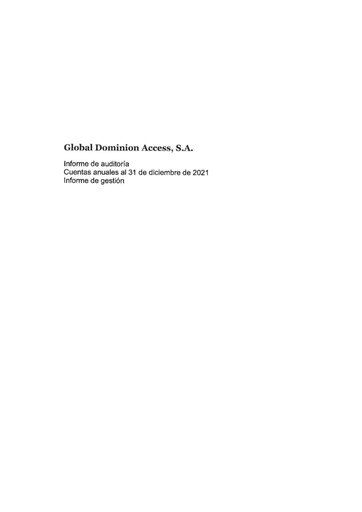 Thumbnail Global Dominion Access Financial Statement 2021