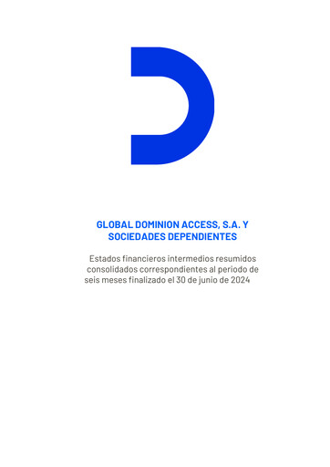 Thumbnail Global Dominion Access Financial Statement 2024-h1