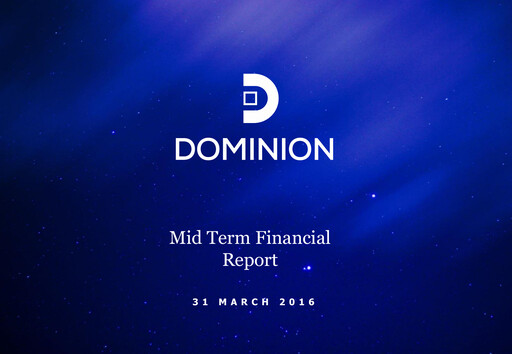 Thumbnail Global Dominion Access Quarterly Report 2016-q1