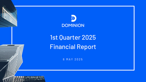 Thumbnail Global Dominion Access Quarterly Report 2025-q1