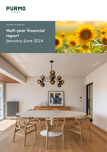 Miniature Purmo Group Rapport semestriel 2024-h1