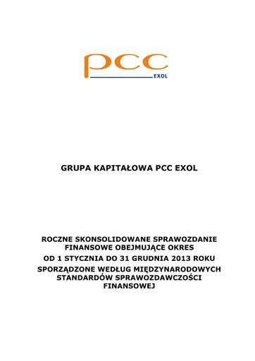 Thumbnail PCC Exol Annual Report 2013
