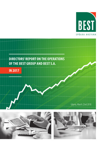 Thumbnail BEST S.A. Annual Report 2017
