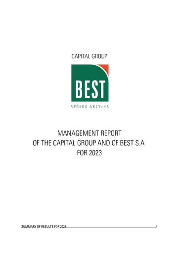 Thumbnail BEST S.A. Annual Report 2023