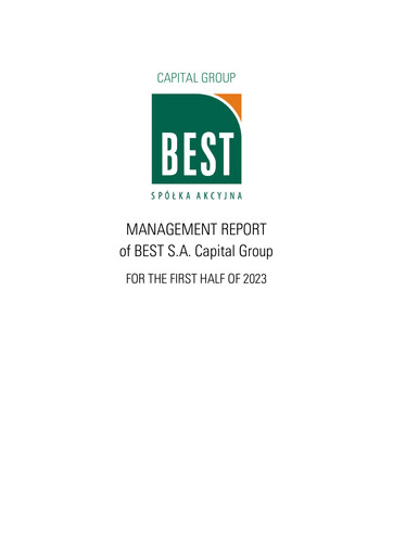 Miniature BEST S.A. Rapport financier 2023-h1