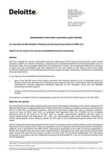 Miniature BEST S.A. Bilan financier 2019