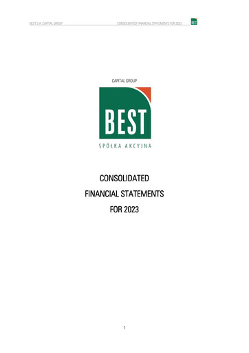 Miniature BEST S.A. Bilan financier 2023