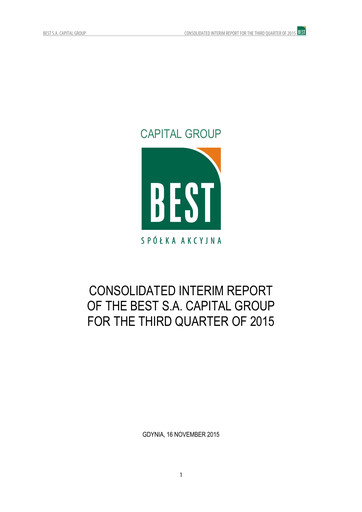 Thumbnail BEST S.A. Quarterly Report 2015-q3