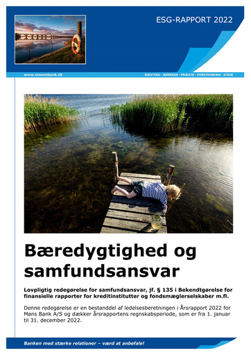 Thumbnail Møns Bank ESG Report 2022