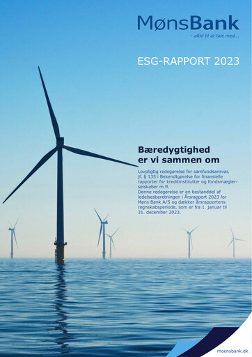 Thumbnail Møns Bank ESG Report 2023