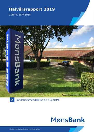 Thumbnail Møns Bank Half-year Report 2019-h1